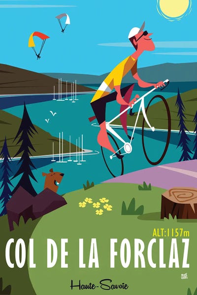 Cycling: Col De La Forclaz by Gary Godel