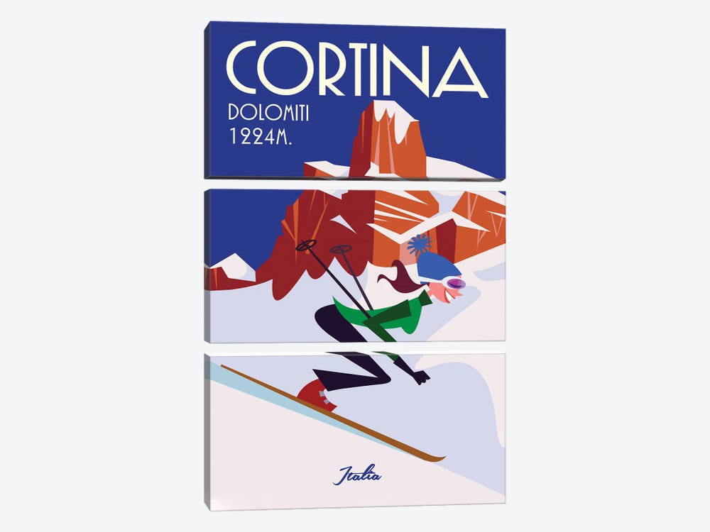 Cortina by Gary Godel 3-piece Canvas Print