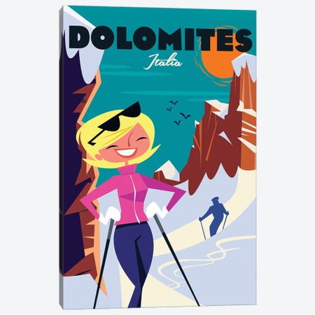 Dolomites Canvas Print #GGD116} by Gary Godel Art Print