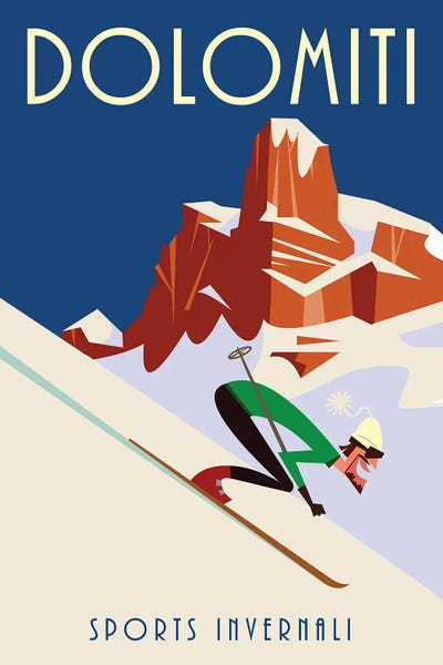 Skiing: Dolomiti by Gary Godel