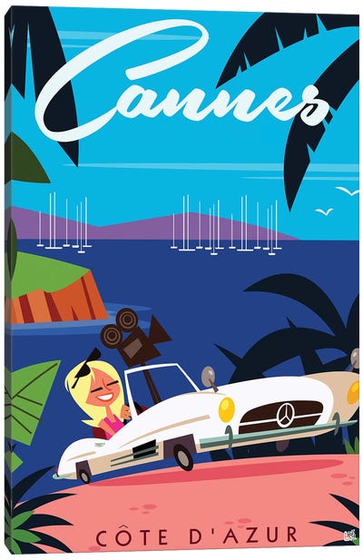 Cannes Canvas Art Print - Mercedes-Benz