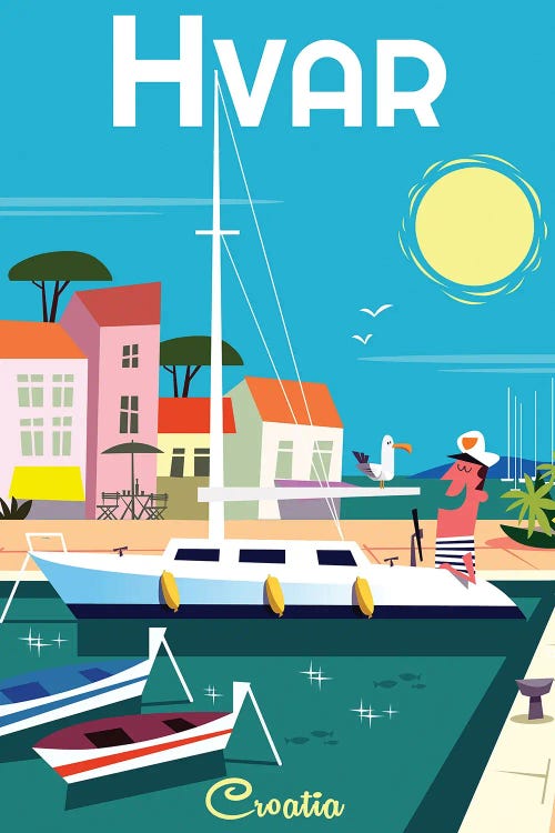 Hvar by Gary Godel wall art