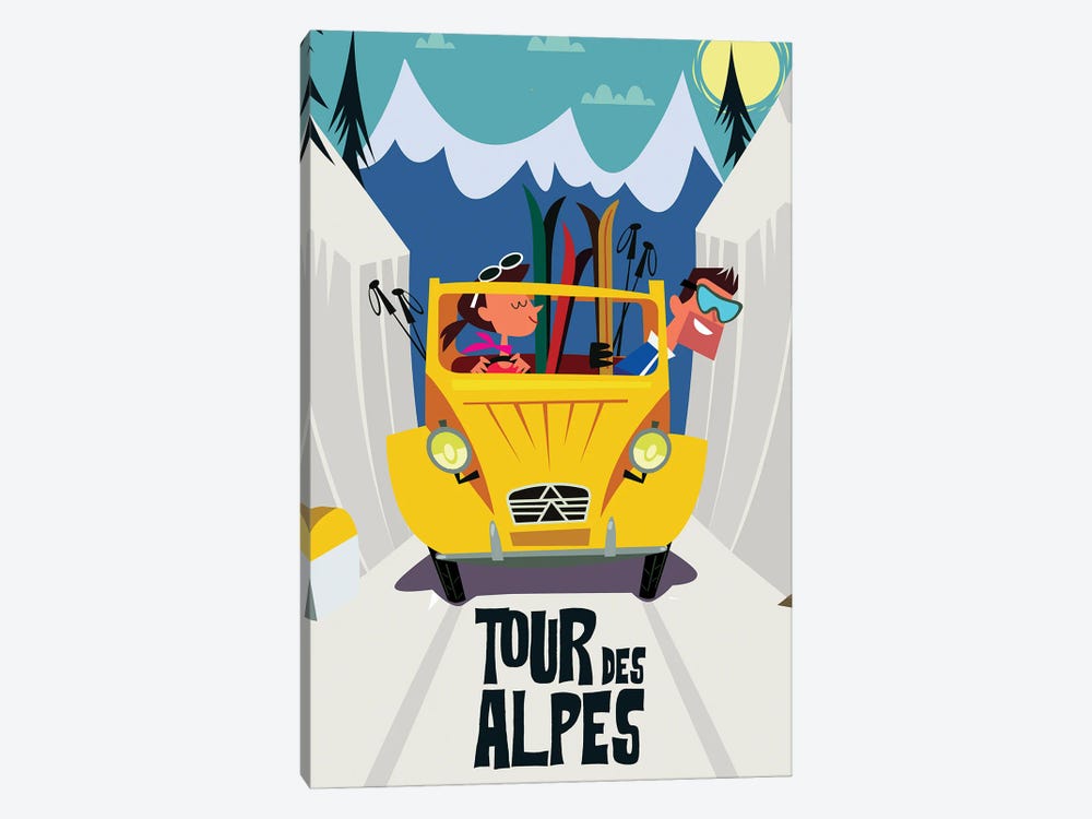 Tour Des Alpes by Gary Godel 1-piece Canvas Artwork