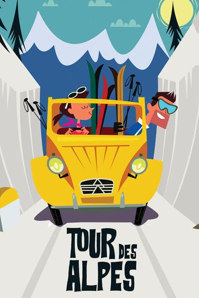 Snowy Mountains: Tour Des Alpes by Gary Godel