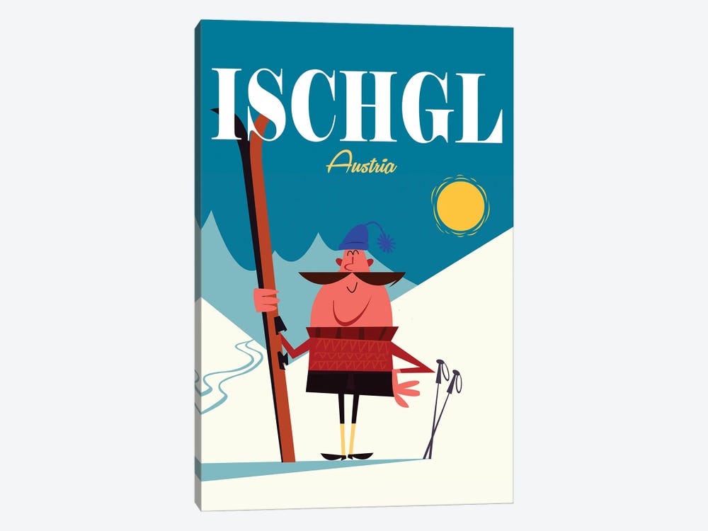 Ischgl Austria by Gary Godel 1-piece Canvas Print