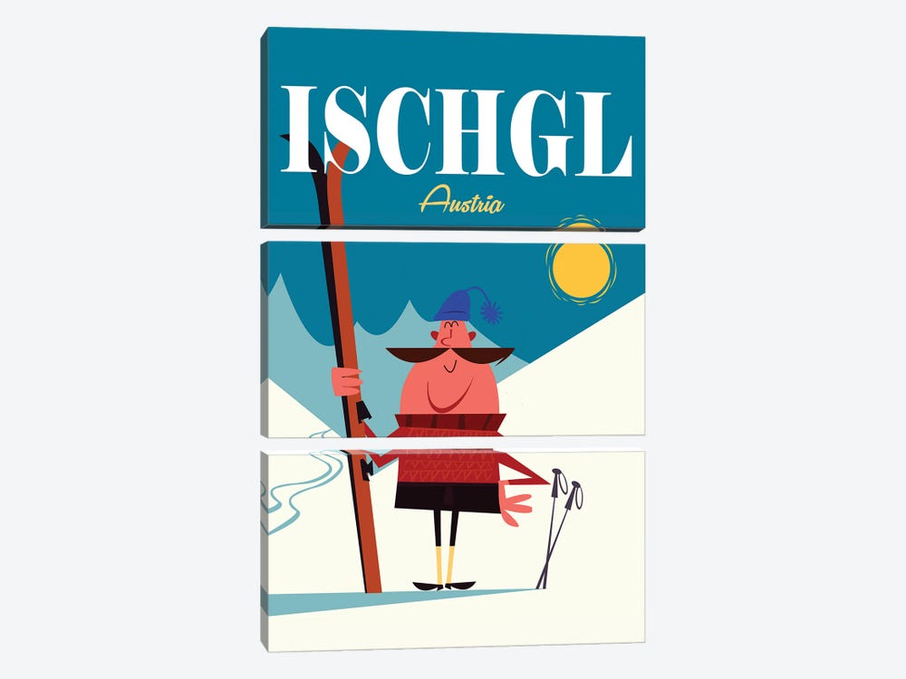 Ischgl Austria by Gary Godel 3-piece Art Print