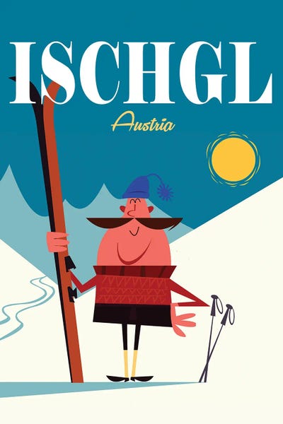 Snowy Mountains: Ischgl Austria by Gary Godel