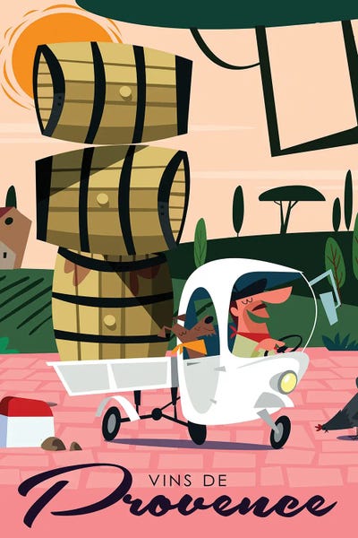 Vineyards: Vins De Provence I by Gary Godel