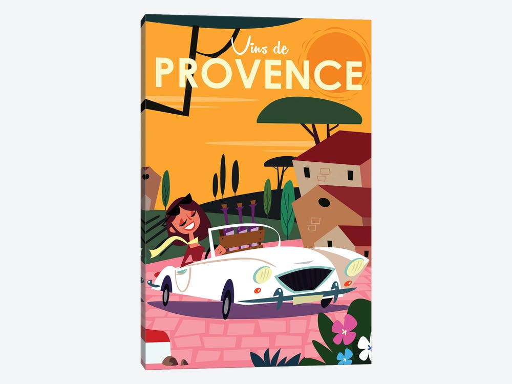 Vins De Provence II by Gary Godel 1-piece Canvas Art Print