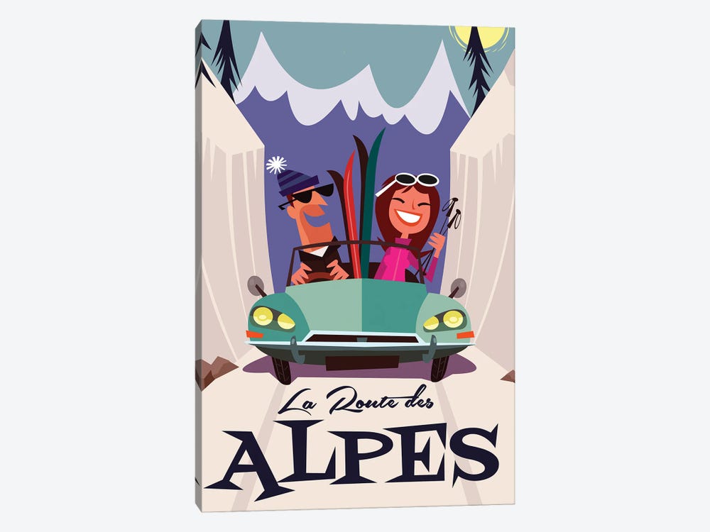 La Route Des Alpes by Gary Godel 1-piece Canvas Print