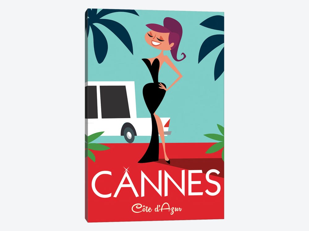 Cannes Red Carpet by Gary Godel 1-piece Art Print