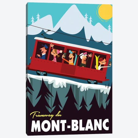 Tramway Du Mont Blanc Canvas Print #GGD130} by Gary Godel Canvas Artwork
