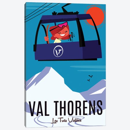 Val Thorens - Les Trois Vallees Canvas Print #GGD132} by Gary Godel Canvas Art