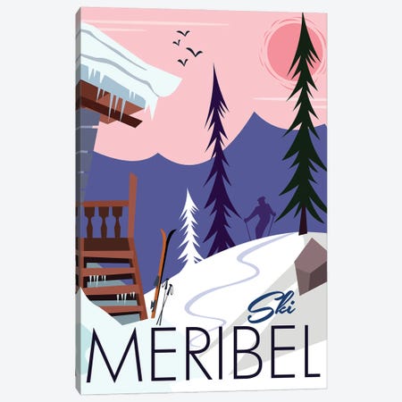Meribel Canvas Print #GGD136} by Gary Godel Art Print