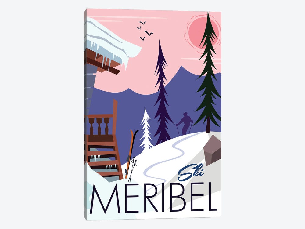 Meribel by Gary Godel 1-piece Canvas Art Print