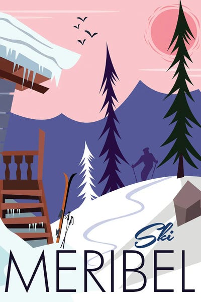 Skiing: Meribel by Gary Godel