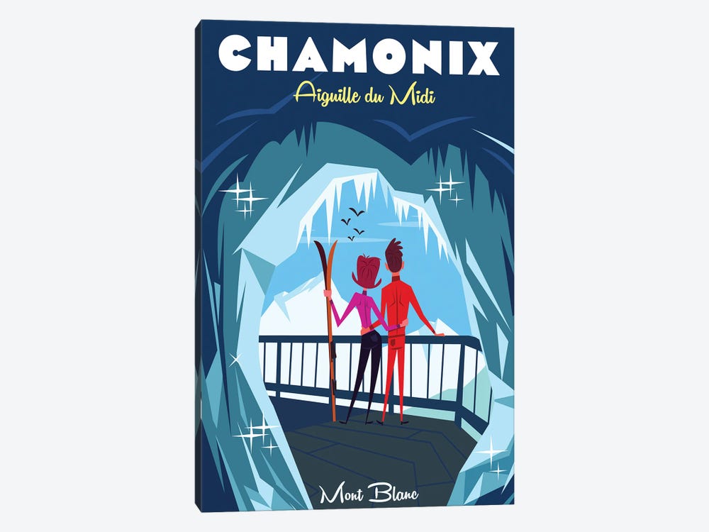 Chamonix Aiguille Du Midi by Gary Godel 1-piece Canvas Wall Art