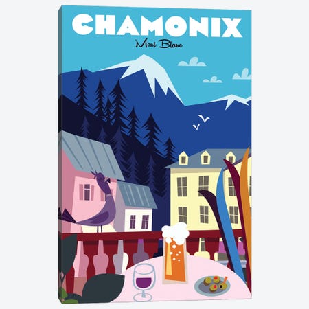 Chamonix Canvas Print #GGD138} by Gary Godel Canvas Wall Art