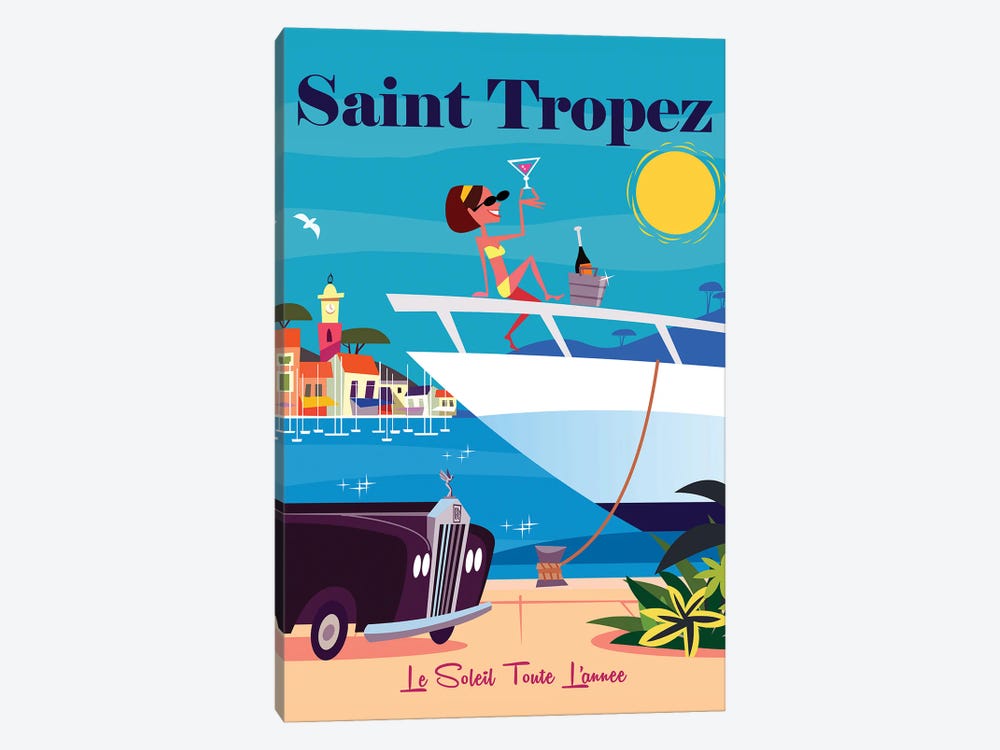 Saint Tropez II by Gary Godel 1-piece Art Print