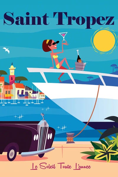 Yachts: Saint Tropez II by Gary Godel