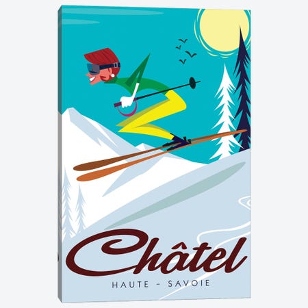 Chatel Haute-Savoie Canvas Print #GGD145} by Gary Godel Canvas Wall Art