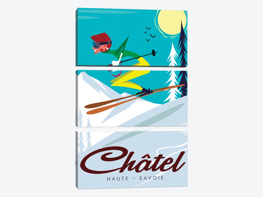 Chatel Haute-Savoie by Gary Godel 3-piece Art Print