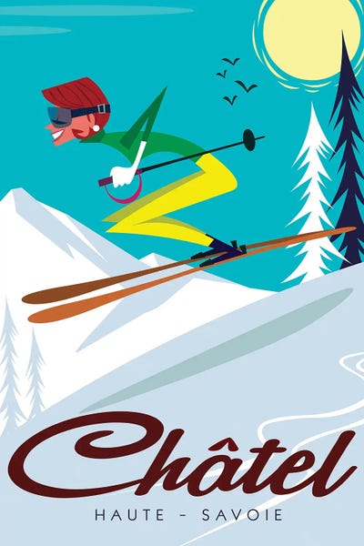 Snowy Mountains: Chatel Haute-Savoie by Gary Godel