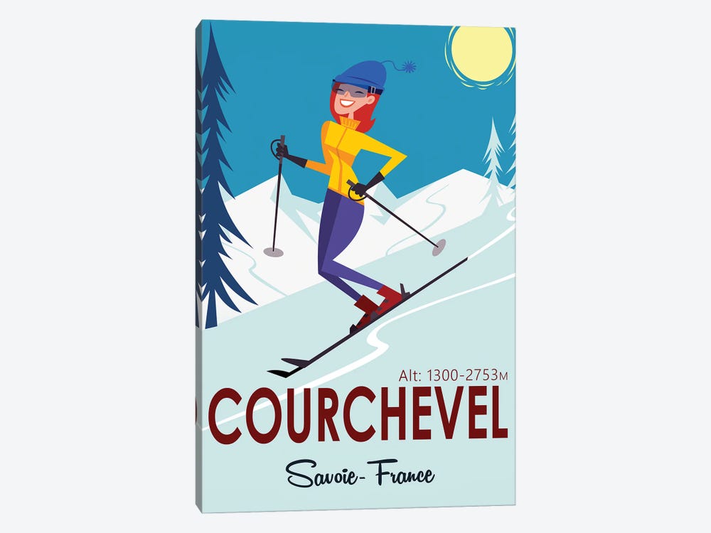 Courchevel Savoie by Gary Godel 1-piece Art Print