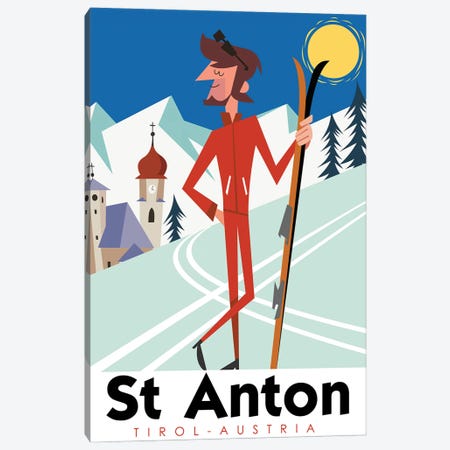 St Anton Austria Canvas Print #GGD148} by Gary Godel Art Print
