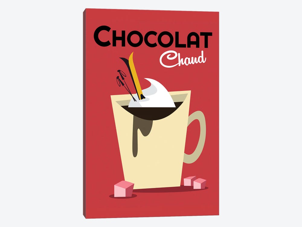 Chocolat Chaud by Gary Godel 1-piece Canvas Art Print