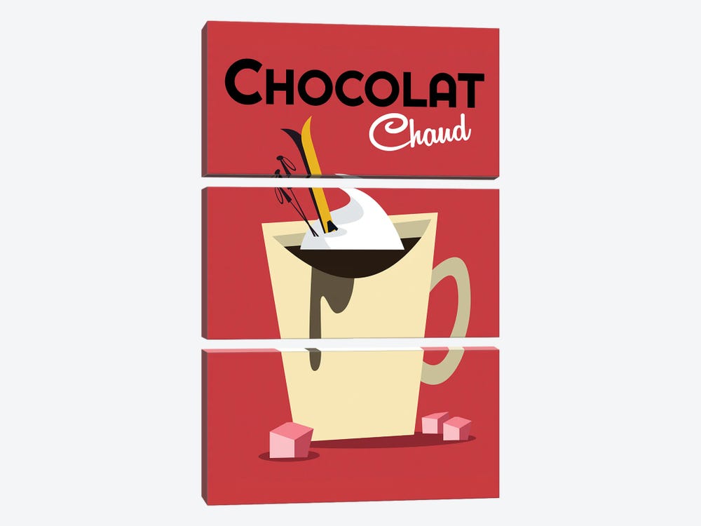 Chocolat Chaud by Gary Godel 3-piece Art Print