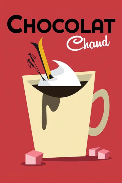 Food & Drink Posters: Chocolat Chaud by Gary Godel