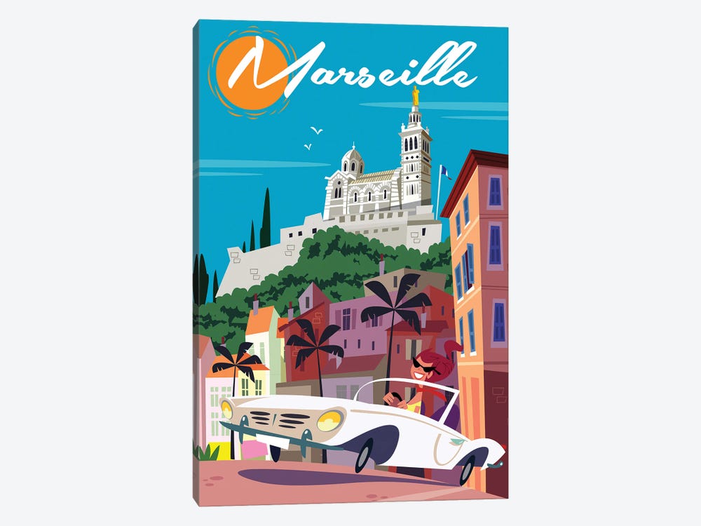 Marseille by Gary Godel 1-piece Art Print