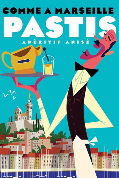Typography: Marseille Pastis by Gary Godel