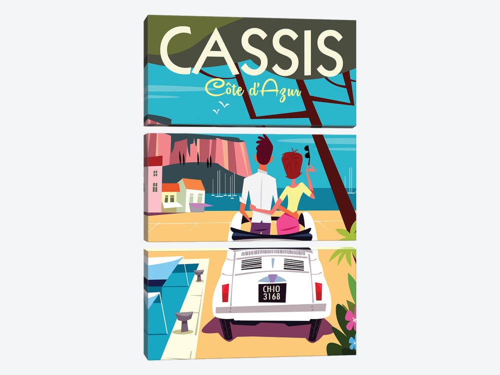 Cassis by Gary Godel 3-piece Art Print