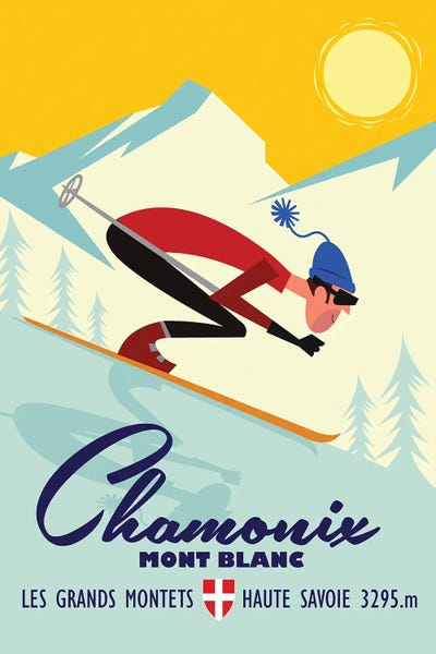 Typography: Chamonix Grand Montets by Gary Godel