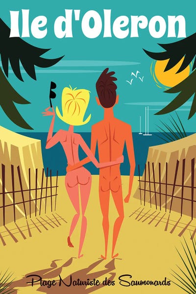 Sunbathing: Ile D'Oleron by Gary Godel