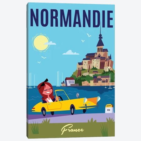 Normandie Canvas Print #GGD170} by Gary Godel Canvas Artwork