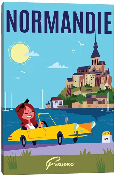 Normandie Canvas Art Print - Normandy
