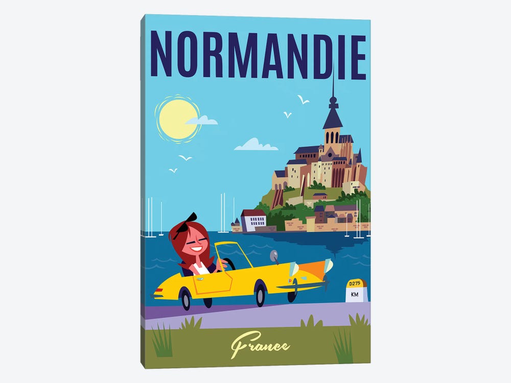 Normandie by Gary Godel 1-piece Canvas Art Print