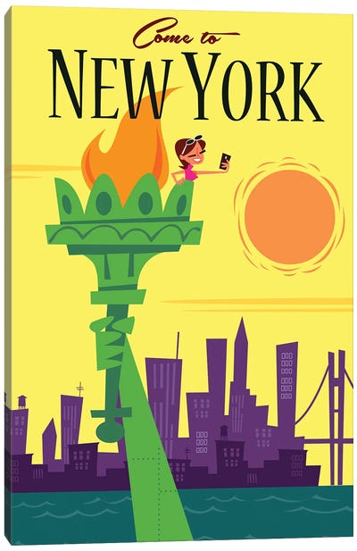 NYC Canvas Art Print - New York City Travel Posters