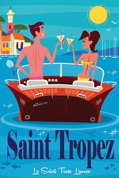 Pop World Tour: St Tropez V by Gary Godel