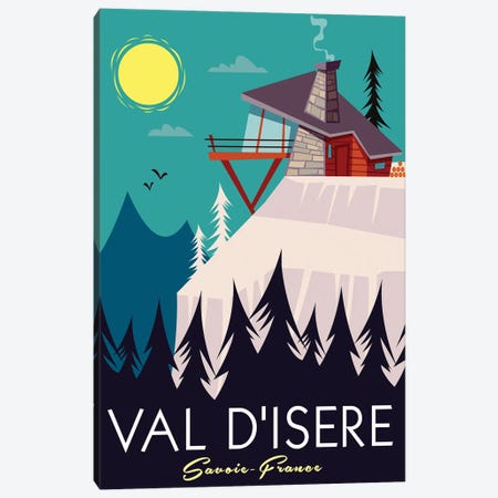 Val D'Isere Canvas Print #GGD176} by Gary Godel Canvas Art Print