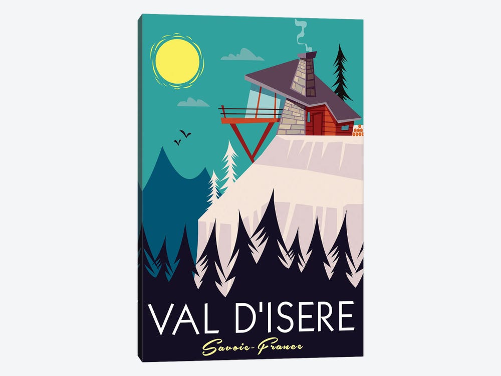 Val D'Isere by Gary Godel 1-piece Art Print