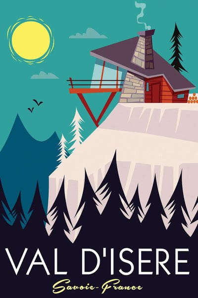 Snowy Mountains: Val D'Isere by Gary Godel