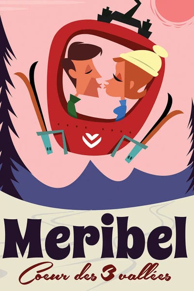 Skiing: Meribel Ski by Gary Godel
