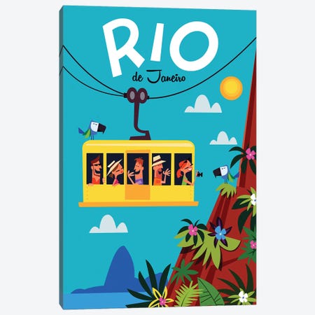 Rio Canvas Print #GGD181} by Gary Godel Canvas Art Print