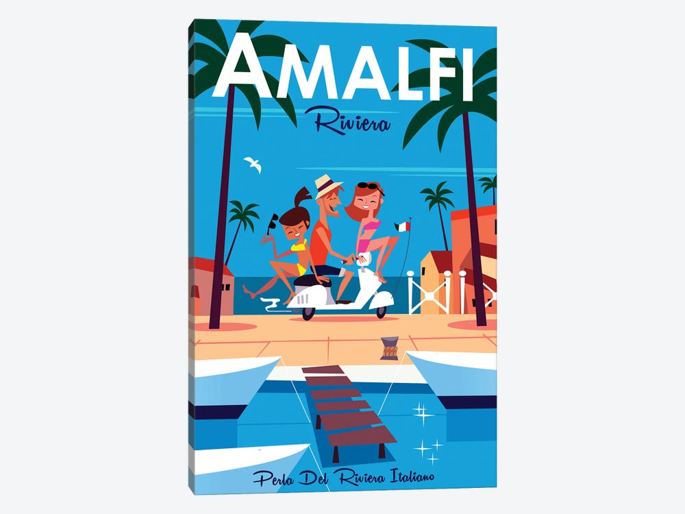 Amalfi by Gary Godel 1-piece Canvas Print