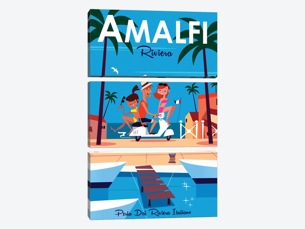 Amalfi by Gary Godel 3-piece Art Print