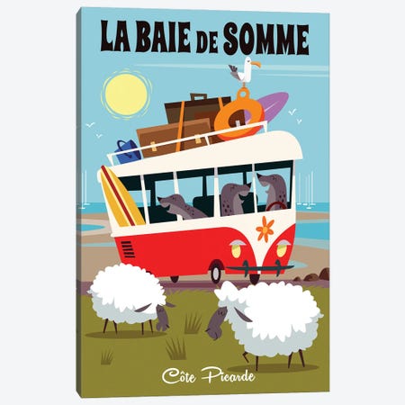La Baie De Somme Canvas Print #GGD188} by Gary Godel Art Print